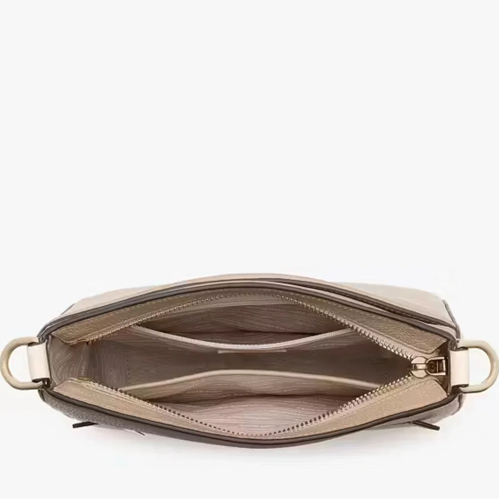 Kate Spade HUDSON messenger crossbody bag Timeless Taupe Multi